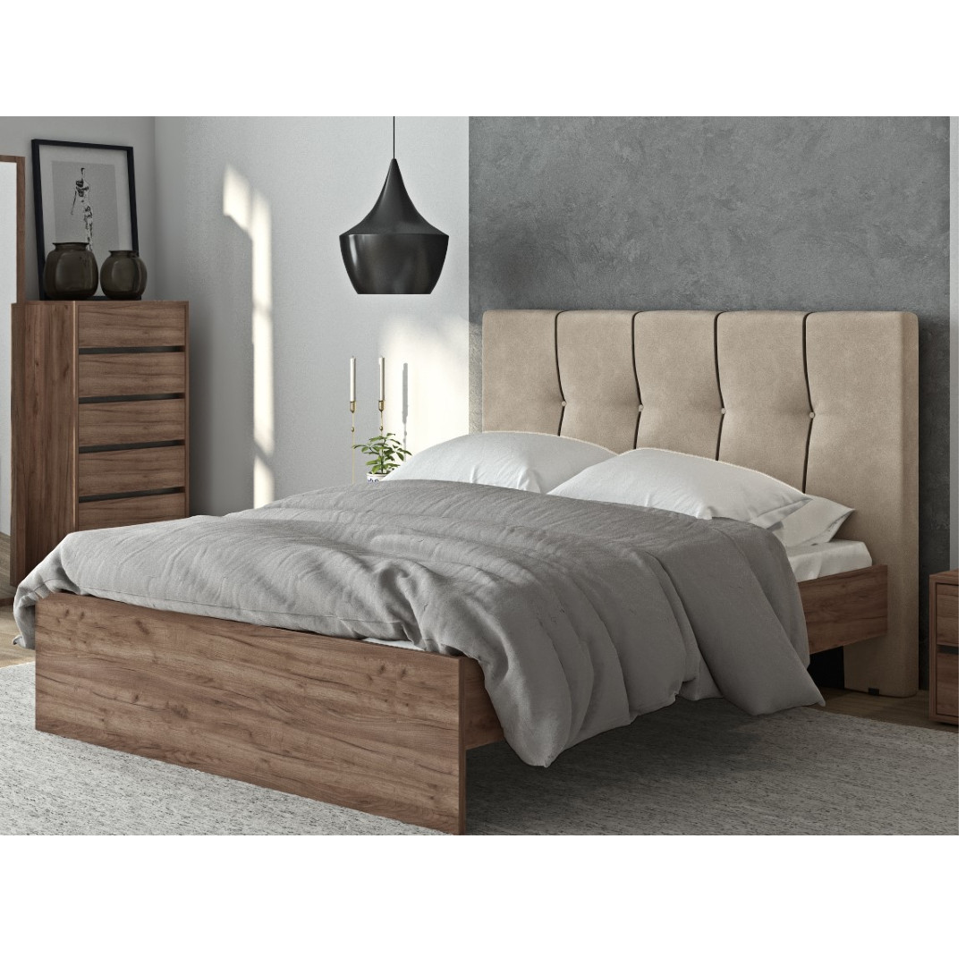 N04 Κρεβάτι Erato - με ύφασμα